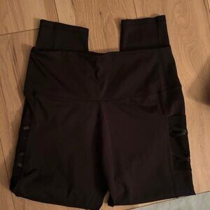 size extra large black  stretch pants womens athletic wear gym